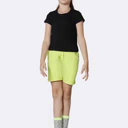 Van Heusen Girls Superior Drape Functional Pocket Longline Shorts image 2