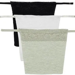 j p villa Women Black, White, Grey Mock Camisole image 1