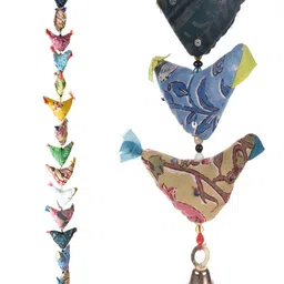 Kuber Industries Blue & Beige Traditional Hanging Latkan image 3