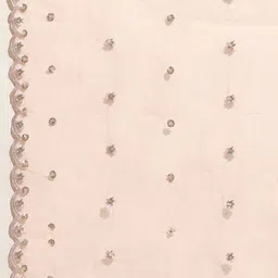 Fabcartz Embellished Sequinned Semi-Stitched Lehenga & Unstitched Blouse With Dupatta image 5