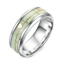 VIEN Silver-Plated Textured Finger Ring image 3