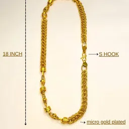 rkb sales 1gm gold plated High Quality Indian Polished chain men Gold-plated Plated Alloy Chain image 4