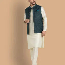 trends of ethnic Embroidered Men Waistcoat image 4