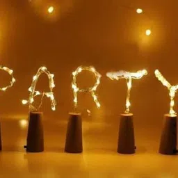 ecosky 80 LEDs 78 inch Yellow Steady Bell Rice Lights image 3