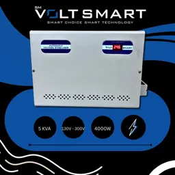 voltsmart 5KVA 130V- 300V 4000 Watt Heavy Duty Mainline Voltage Stabilizer For Home image 2