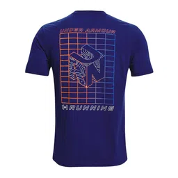 UNDER ARMOUR UA RUN GRADIENT GRID Printed Slim Fit Running T-Shirt image 4