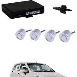 zplus 4 White Parking Sensors With LED Display Which Increased Safety of Passengers/Car One Alarm Kit-1096 Parking Sensor image 1