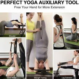 leosportz Bricks and Strap Set 2 Packs Eco Friendly Non Toxic with Belt Yoga Blocks image 4