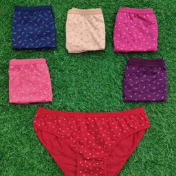 fanmade Pack of 6 Women Hipster Yellow, Multicolor Panty image 3