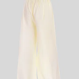 pinkcity style Women Regular Fit Cream Viscose Rayon Trousers image 2