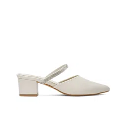VALIOSAA Pointed Toe Embellished Mules image 2