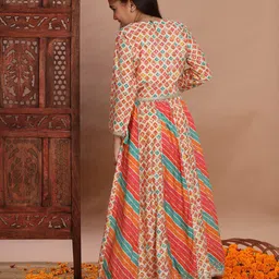 Readiprint Fashions Girls Printed Cotton Ready to Wear Lehenga & Blouse image 4