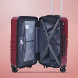 SWISS MILITARY Textured Hard-Suitcase Cabin Trolley Bag image 4