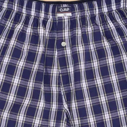 Ajile by Pantaloons Men White & Black Checked Pure Cotton Boxers image 3