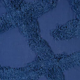 HOSTA HOMES Navy Blue Set of 2 Pure Cotton Square Cushion Covers image 3