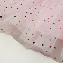 Bella Moda Girls Embellished Sequined Net Fit & Flare Dress image 3