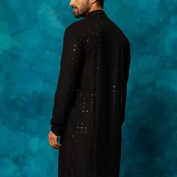 VASTRAMAY Ethnic Motifs Embroidered Sequinned Kurta image 2