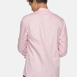 Sethukrishna Men Pink Cotton Kurta image 4