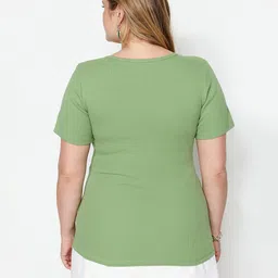 Trendyol Ribbed Fitted Top image 4