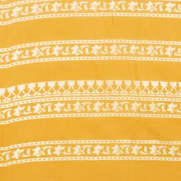 KALINI Floral Printed Thread Work Pure Cotton Kurta & Trousers With Dupatta image 5