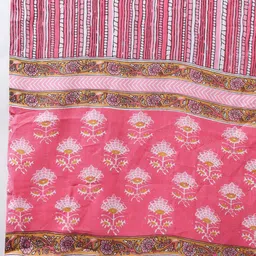 KALINI Ethnic Motifs Printed Gotta Patti Detail Straight Kurta & Trousers With Dupatta image 5
