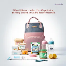 prettykrafts Diaper Bag Backpack, Waterproof Multi-Function Diaper Bag for Baby Care Diaper Backpack image 3