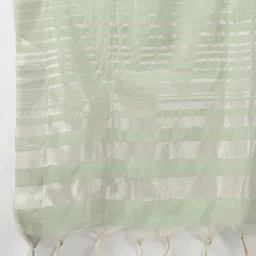 Indo Era Women Green Yoke Design Regular Kurta with Palazzos & Dupatta image 2