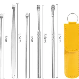 local shoper Ear Wax Cleaner Tool Kit And Lether Bag image 2