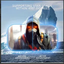 CLEGO VR Glasses with Adjustable Lenses & In-Ear Headphones image 4