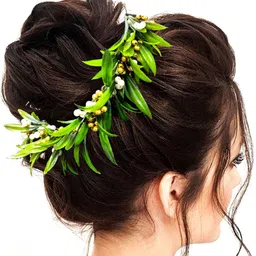 Hair Flare Beaded Tiara With U Pins image 4