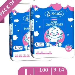 noliqs Easy Dry Feel Baby Diaper Pants with 10 hrs absorption | Large - L-picture-15