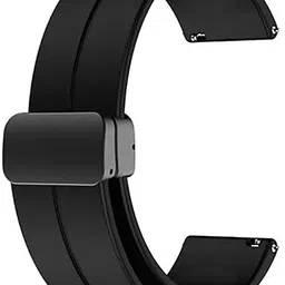 EWAccessories 20mm Quick Release Silicone Watch Band Strap with Folding Magnetic Lock 20 mm Silicone Watch Strap-picture-10