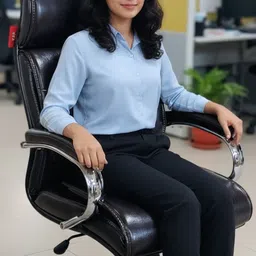 craftswell Leather Office Arm Chair image 3