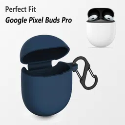 KANSOL Silicone Velcro Earbuds Case For Google Pixel Buds Pro image 2