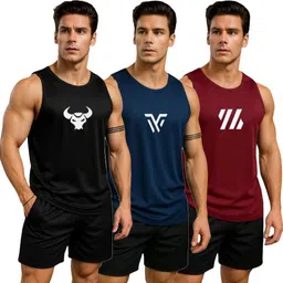 dashzone Pack of 3 Men Vest-picture-31