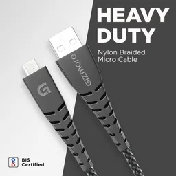 Gizmore Micro USB Cable 2.4 A 1 m Giz WM115 image 2