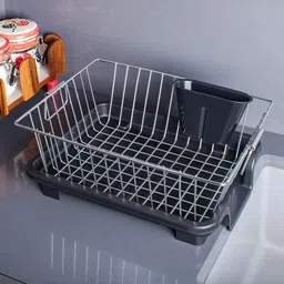 radiant Dish Drainer Kitchen Rack Steel image 2