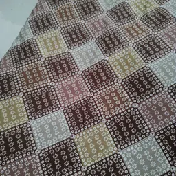 hoc Unstitched Crepe Kurta Fabric Printed image 2