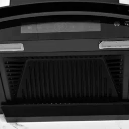 oooele Aartiz Voice Auto Clean Wall and Ceiling Mounted Black 1350 CMH Chimney image 3