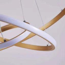 blissbells 3 Ring Light LED Hanging Chandelier Ceiling Lamp image 4