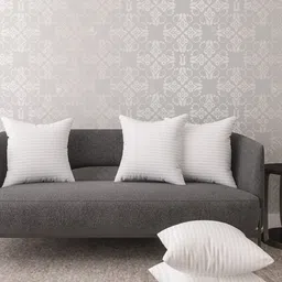 Polyester Fibre Cushion Pack of 5 Stripes-image-26