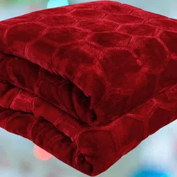kixta Self Design Double Mink Blanket for Heavy Winter image 2