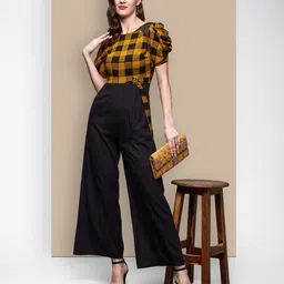 chemistry Checkered Women Jumpsuit-picture-10