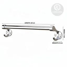 harigario 24 inch 1 Bar Towel Rod image 2