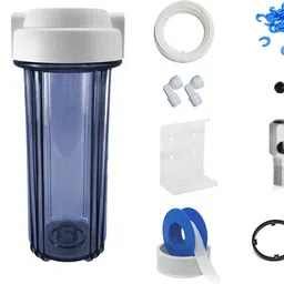 oceansdrop by ocean drop 10'' inch Heavy Duty Transparent Pre Filter Housing Filter with Spun Filter Media Filter Cartridge-picture-10