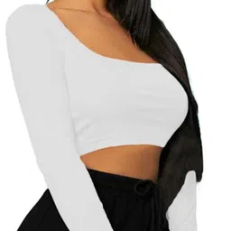 Casual Regular Sleeves Solid Women White Top-image-57