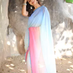 keshia Printed Daily Wear Georgette Saree image 3