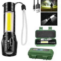 akr Mini Torch Rechargeable Emergency Outdoor Camping Mini Portable Led Torch image 1