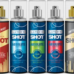 layer'r Combo Craze, Game, Power, Iconic & Imperial Body Spray for Men 50ml x 5 Deodorant Spray - For Men-picture-15
