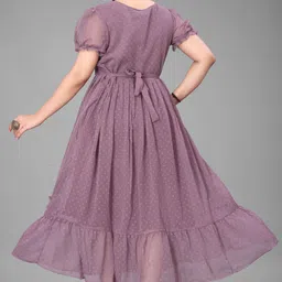 premarth Woven Georgette Stitched Flared/A-line Gown image 4